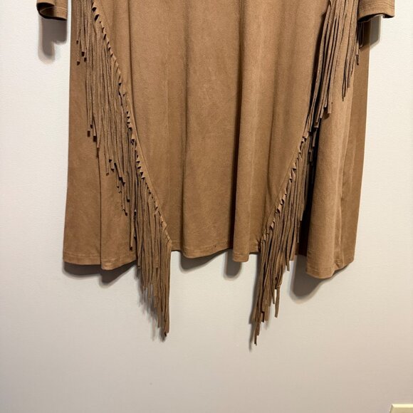 Brown Annabelle Small Suede Fringe Dress - Picture 4 of 4